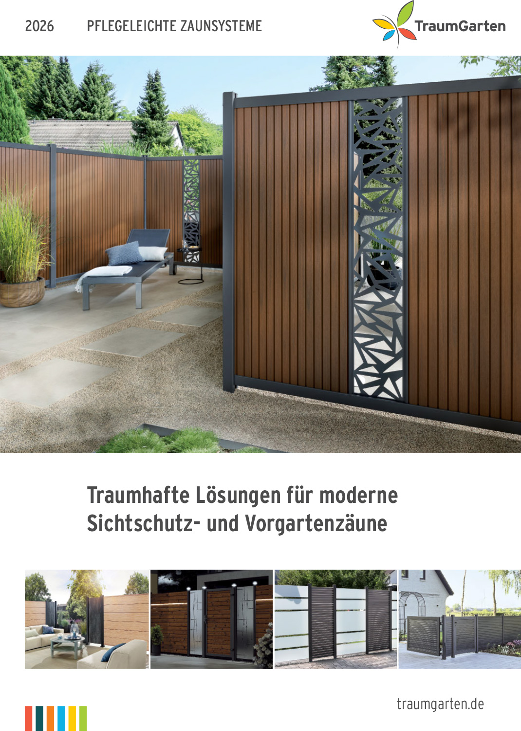 Katalog „Pflegeleichte Zaunsysteme“ von TraumGarten