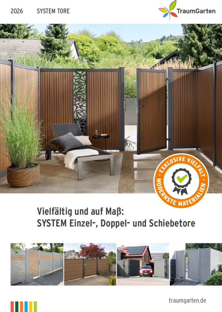 Katalog „SYSTEM-Tore“ von TraumGarten