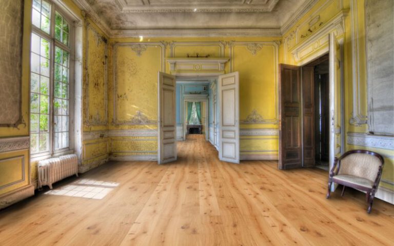 Schlossdiele aus Eiche, markant rustikal