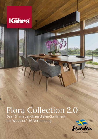 Titelseite der Broschüre Kährs Flora Collection 2.0