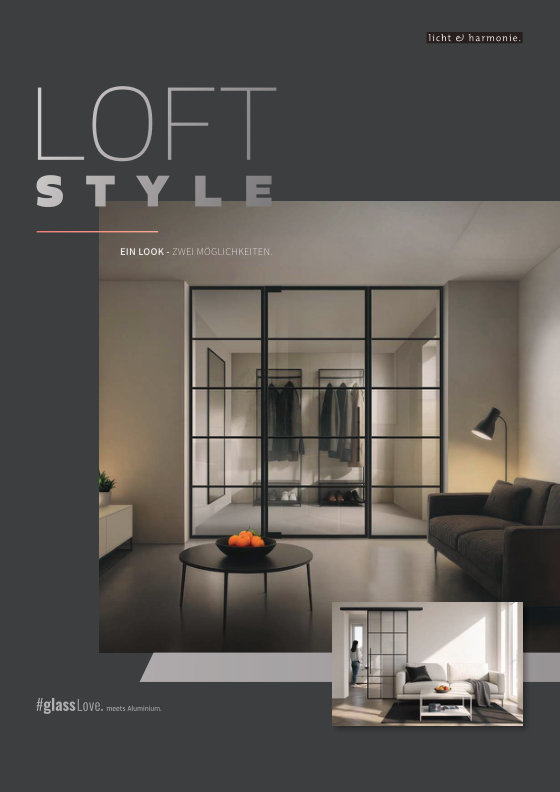 Titelseite licht & harmonie LoftStyle Katalog