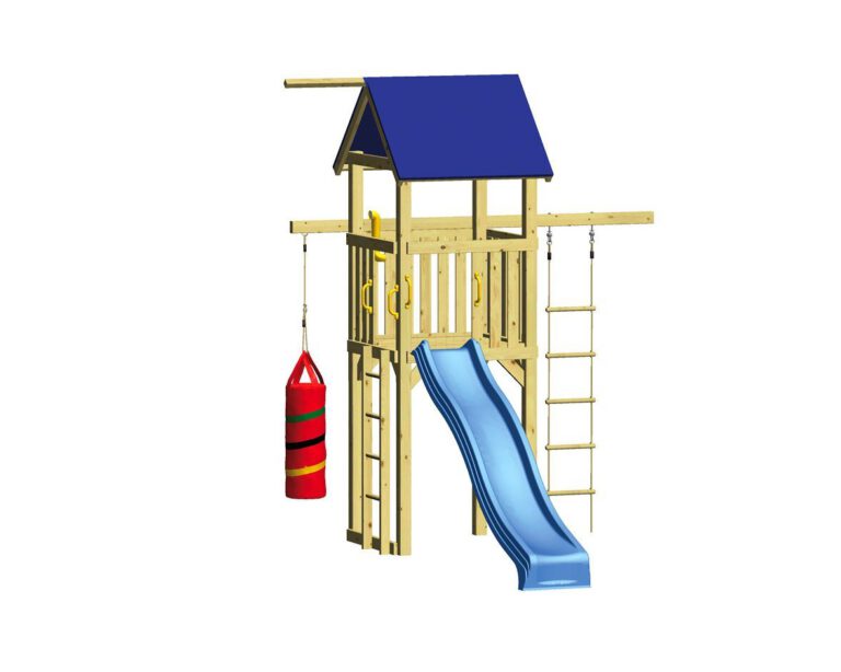 Spielturm WINNETOO Modell Rocky aus kesseldruckimprägnierter Kiefer